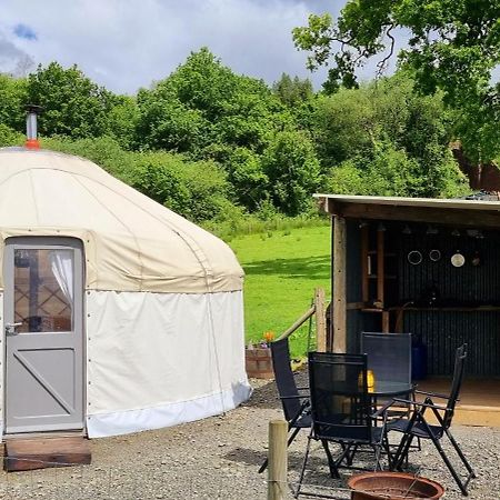 Bronfelen Yurt Hotell Cynghordy Exteriör bild