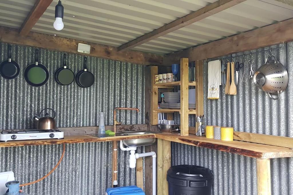 Bronfelen Yurt Hotell Cynghordy Exteriör bild
