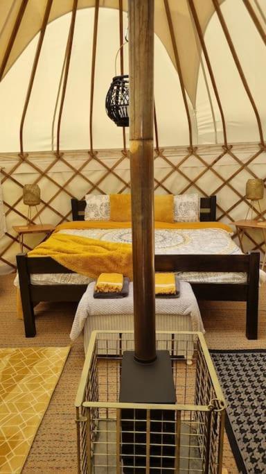 Bronfelen Yurt Hotell Cynghordy Exteriör bild