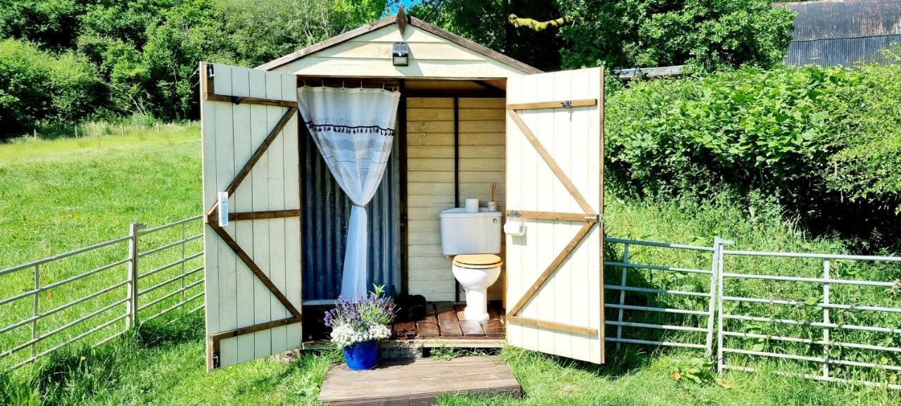 Bronfelen Yurt Hotell Cynghordy Exteriör bild