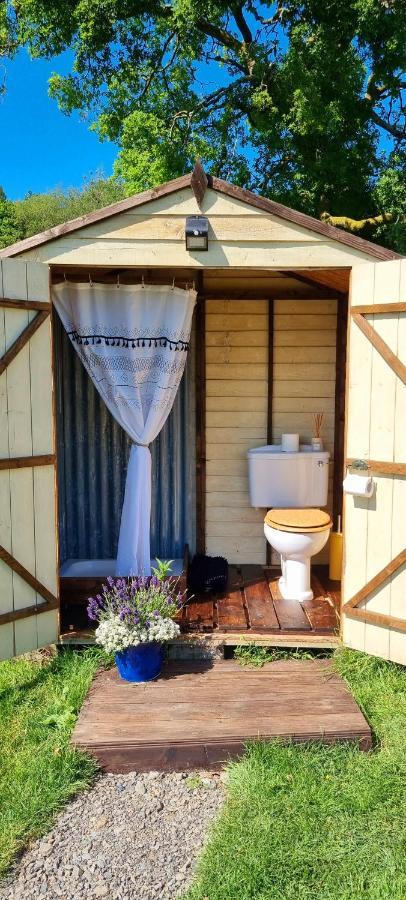 Bronfelen Yurt Hotell Cynghordy Exteriör bild
